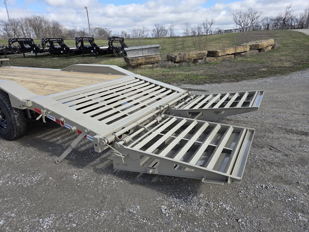 22' Stryker SET Bumper Pull Equipment Trailer DOF - (2) 7K Axles - Low Profile Equipment Trailers - Equipment Trailers - Stryker Dealership Group