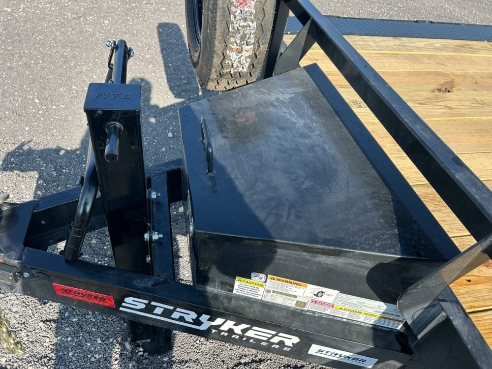 22' Stryker SET Bumper Pull Equipment Trailer DOF - (2) 7K Axles - Low Profile Equipment Trailers - Equipment Trailers - Stryker Dealership Group