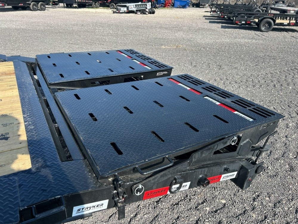 22' Stryker SET Bumper Pull Equipment Trailer DOF - (2) 7K Axles - Low Profile Equipment Trailers - Equipment Trailers - Stryker Dealership Group