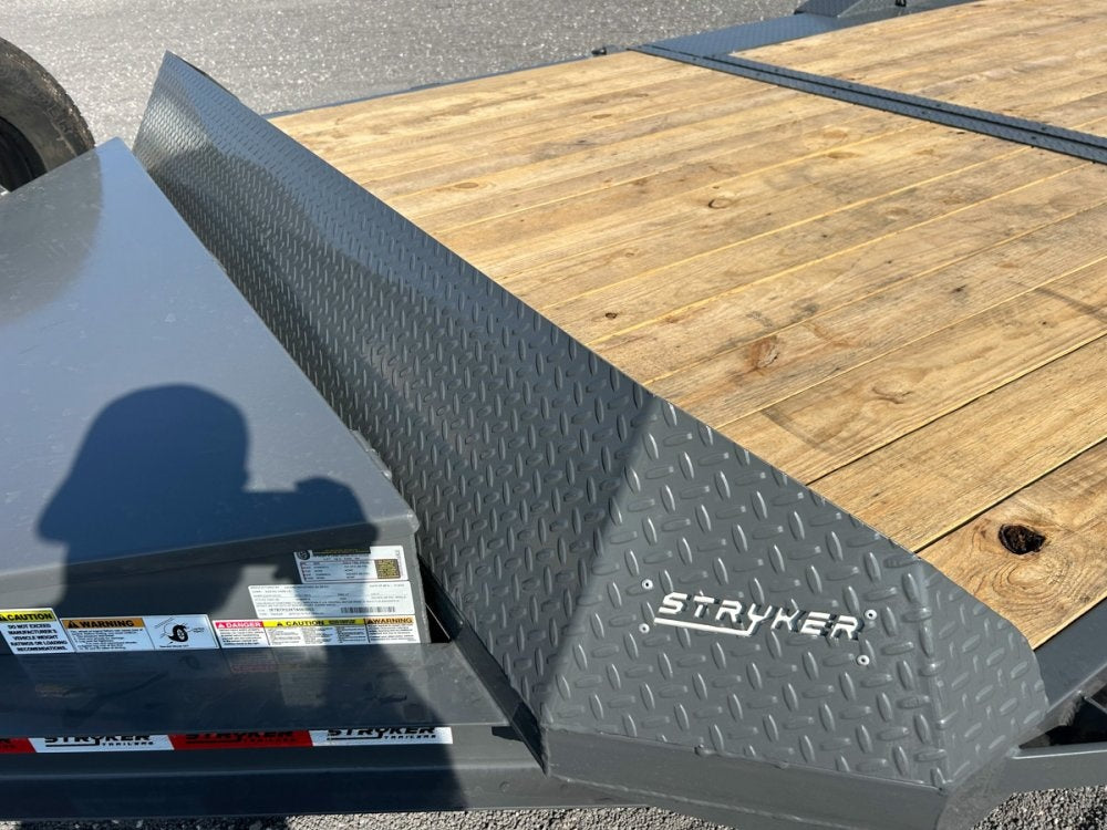 22' Tilt Trailer Drive Over Fenders, 7K Axles - Equipment Tilt - Equipment Trailers - Stryker Dealership Group