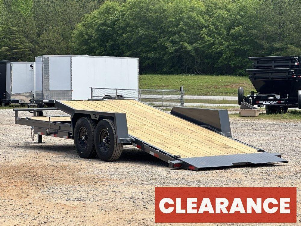 22' Tilt Trailer Lamar (2) 7K Axles 14K GVWR 10K Payload - Equipment Tilt - Stryker Dealership Group