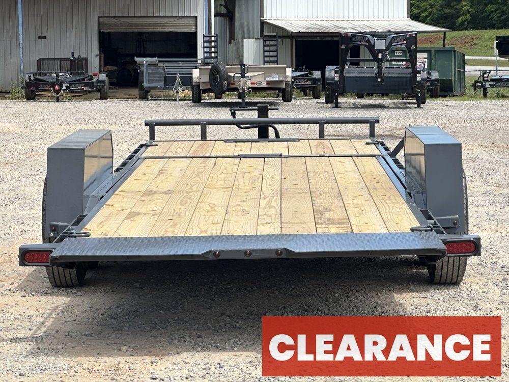 22' Tilt Trailer Lamar (2) 7K Axles 14K GVWR 10K Payload - Equipment Tilt - Stryker Dealership Group