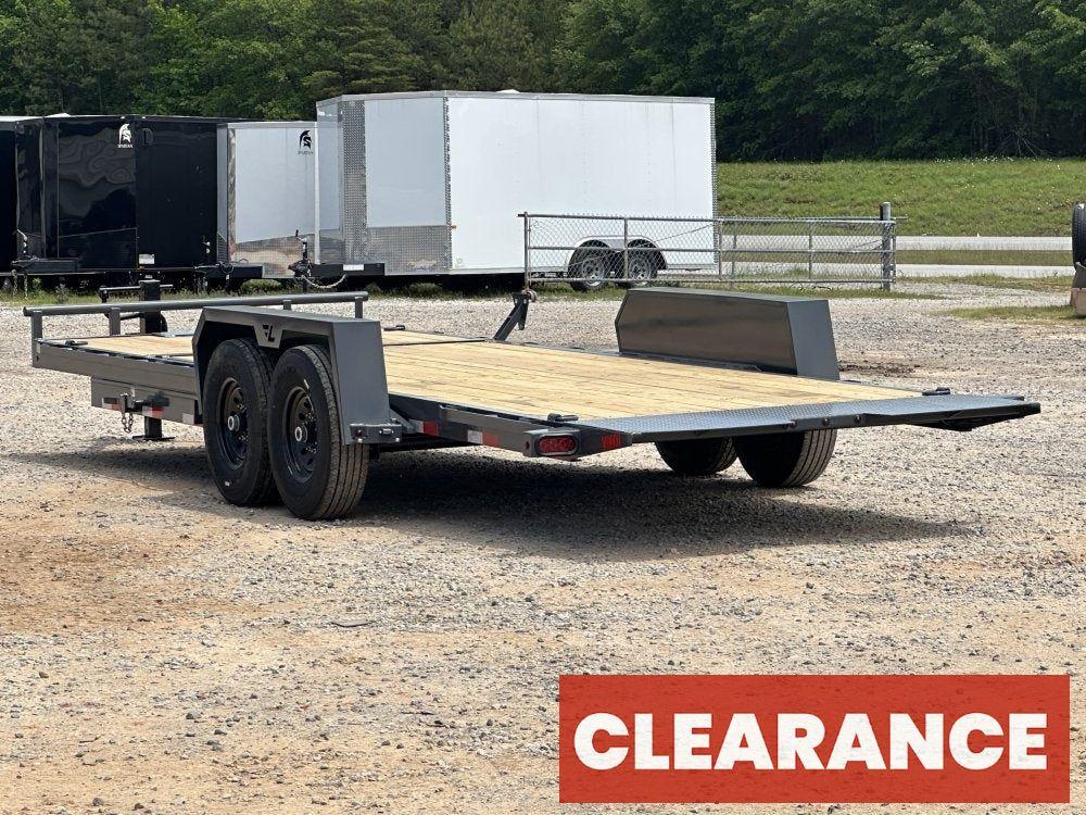 22' Tilt Trailer Lamar (2) 7K Axles 14K GVWR 10K Payload - Equipment Tilt - Stryker Dealership Group