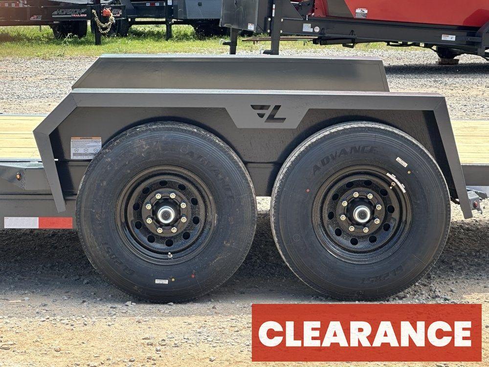22' Tilt Trailer Lamar (2) 7K Axles 14K GVWR 10K Payload - Equipment Tilt - Stryker Dealership Group