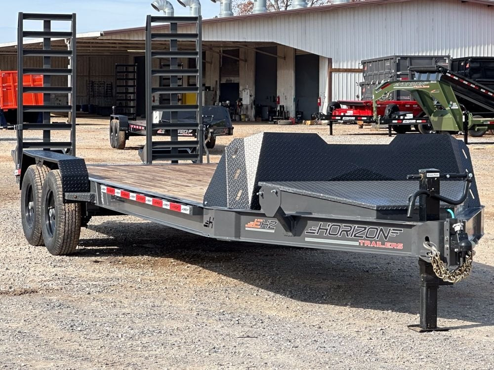 22' x 83" EHZ BP EQUIPMENT TRAILER (2) 7K Axles, Mega Ramps, 14 Ply Tires - Equipment Trailers - Stryker Dealership Group