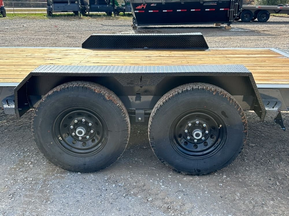 22' x 83" EHZ BP EQUIPMENT TRAILER (2) 7K Axles, Mega Ramps, 14 Ply Tires - Equipment Trailers - Stryker Dealership Group