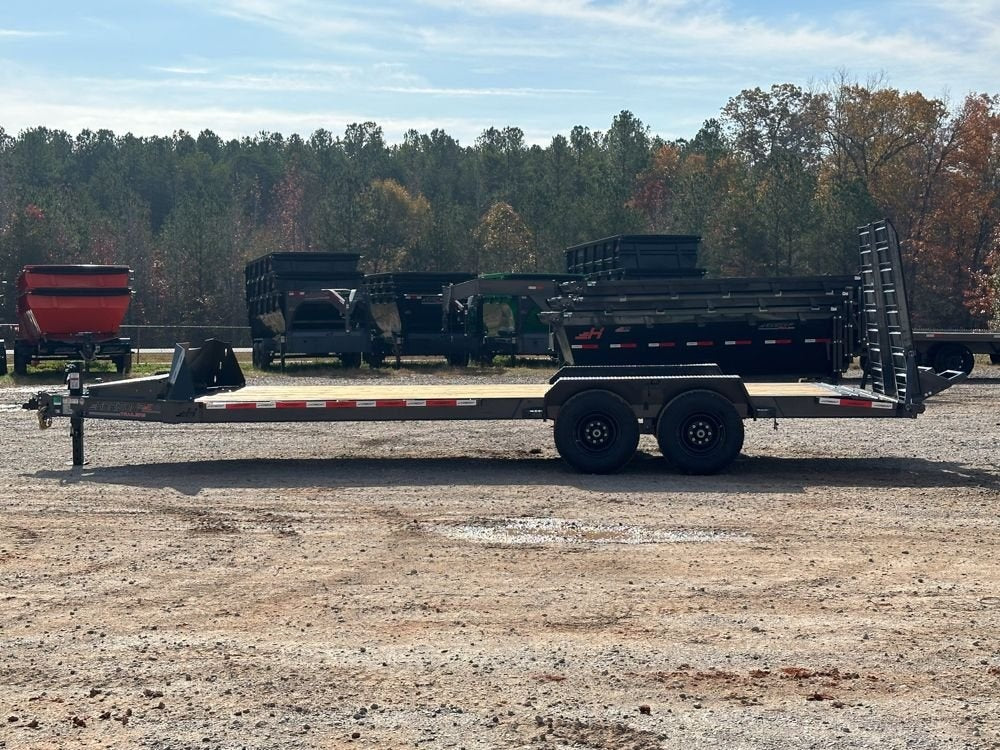 22' x 83" EHZ BP EQUIPMENT TRAILER (2) 7K Axles, Mega Ramps, 14 Ply Tires - Equipment Trailers - Stryker Dealership Group
