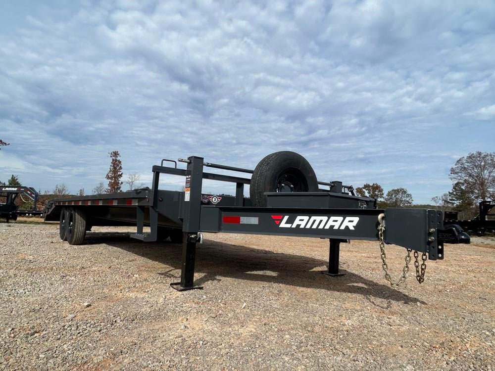 24' Bumper Pull Deckover 14k GVWR 7k Axles 125007 - Stryker Dealership Group