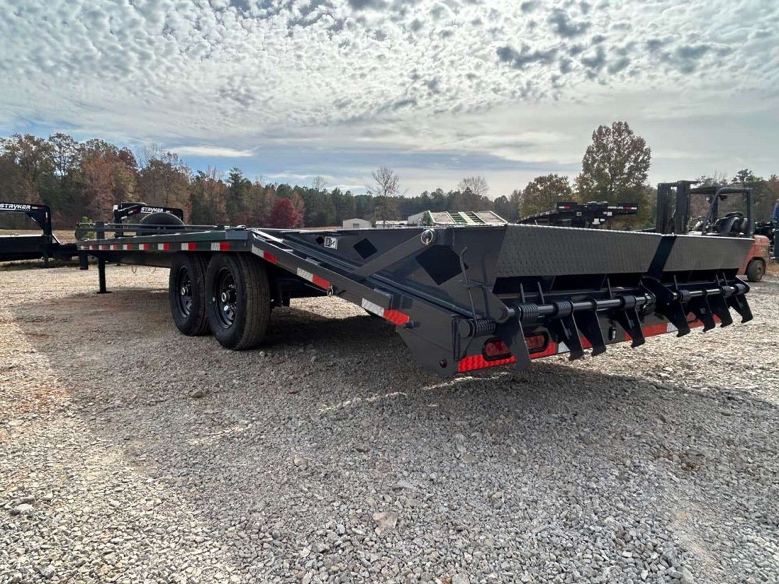 24' Bumper Pull Deckover 14k GVWR 7k Axles 125007 - Stryker Dealership Group