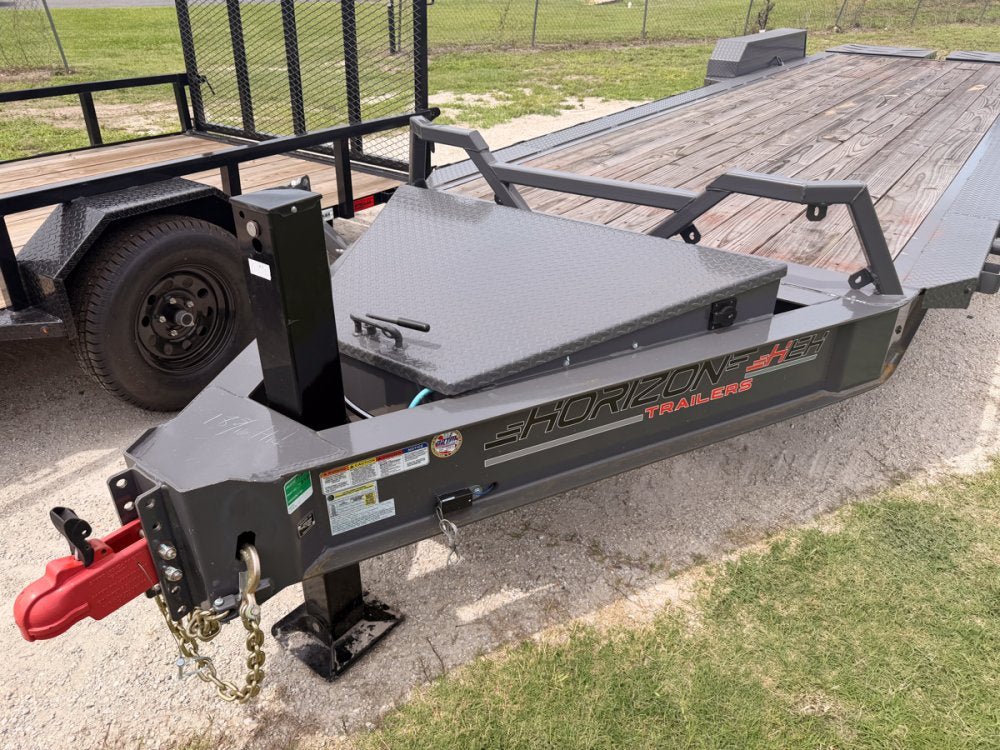 24' HEH Bumper Pull Equipment Trailer (2) 10K Axles, 3' Dove W/ Mountain Ramps 11821 - Stryker Dealership Group