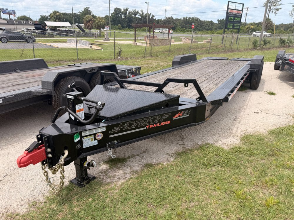 24' HEH Bumper Pull Equipment Trailer (2) 10K Axles, 3' Dove W/ Mountain Ramps 11823 - Stryker Dealership Group