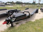 24' HEH Bumper Pull Equipment Trailer (2) 10K Axles, 3' Dove W/ Mountain Ramps 11823 - Stryker Dealership Group