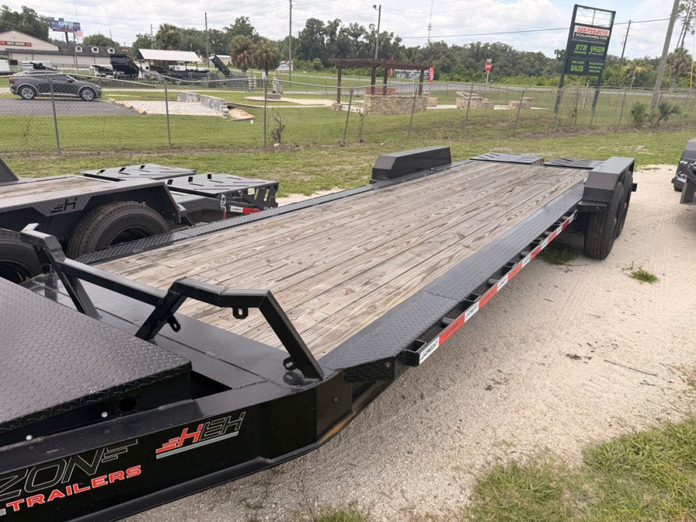 24' HEH Bumper Pull Equipment Trailer (2) 10K Axles, 3' Dove W/ Mountain Ramps 11823 - Stryker Dealership Group