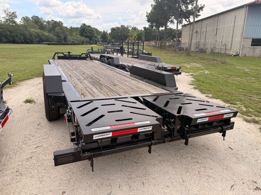 24' HEH Bumper Pull Equipment Trailer (2) 10K Axles, 3' Dove W/ Mountain Ramps 11823 - Stryker Dealership Group