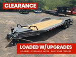 24' HEH Bumper Pull Equipment Trailer (2) 10K Axles, Drive Over Fenders, 3' Dove W/ Mountain Ramps 11821 - Stryker Dealership Group