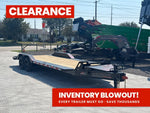 24' HEH Bumper Pull Equipment Trailer (2) 10K Axles, Drive Over Fenders, Slide In Ramps 12515 - Stryker Dealership Group