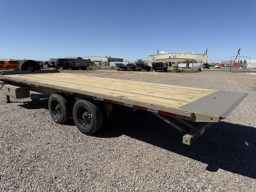24' Horizon FFT Bumper Pull Full Deckover TIlt Trailer - (2) 10K Axles 018030 - Stryker Dealership Group