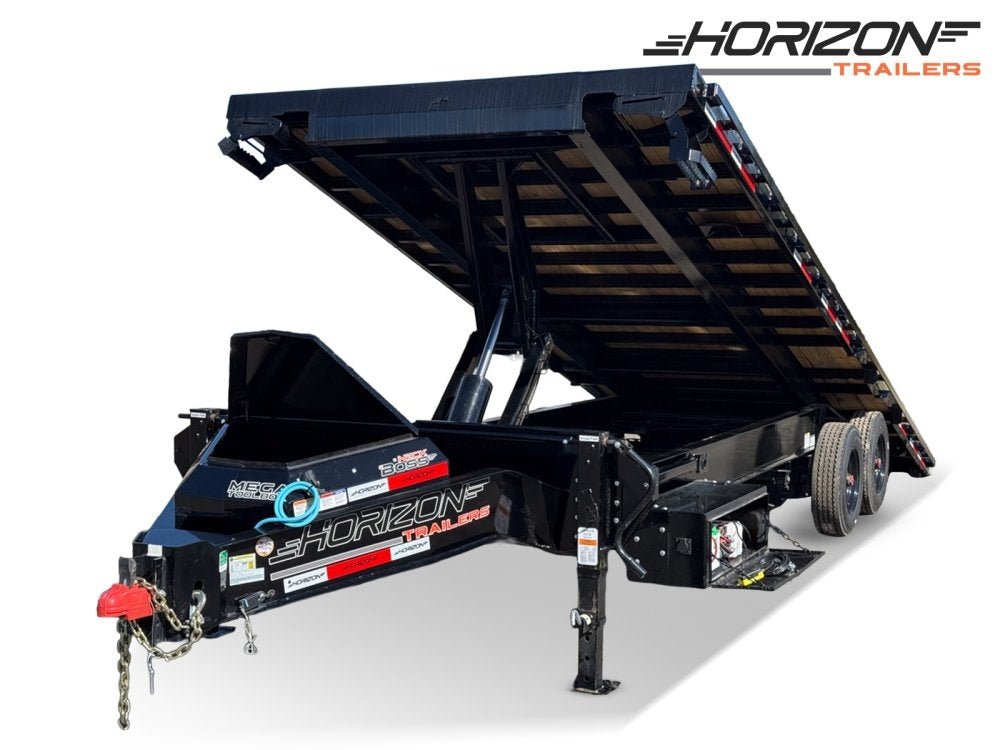 24' Horizon FFT Bumper Pull Full Deckover TIlt Trailer - (2) 10K Axles 018031 - Stryker Dealership Group
