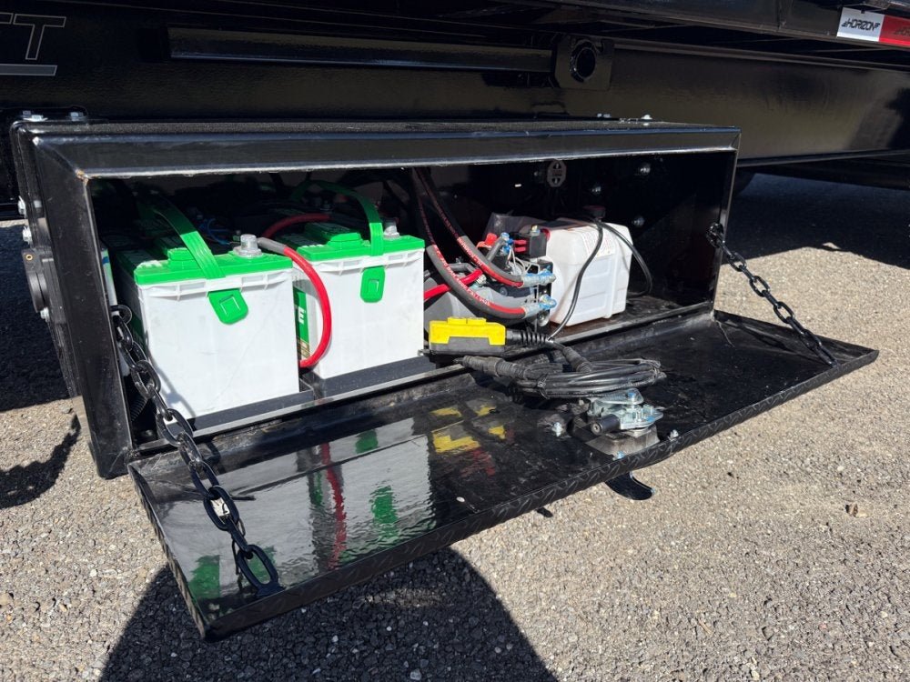 24' Horizon FFT Bumper Pull Full Deckover TIlt Trailer - (2) 10K Axles 018031 - Stryker Dealership Group