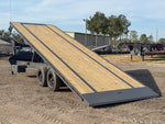 24' Horizon FFT Bumper Pull Full Deckover Tilt Trailer - (2) 10K Axles 018034 - Stryker Dealership Group