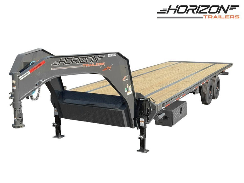 24' Horizon FFT Bumper Pull Full Deckover Tilt Trailer - (2) 10K Axles 018034 - Stryker Dealership Group