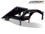 24' Horizon FFT Gooseneck Full Deckover TIlt Trailer - (2) 7K Axles 16920 - Stryker Dealership Group
