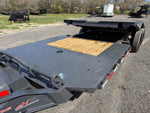 24' Horizon HET Bumper Pull Equipment Tilt Trailer Drive Over Fenders - (2) 10K Axles 015466 - Stryker Dealership Group