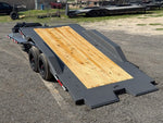 24' Horizon HET Bumper Pull Equipment Tilt Trailer Drive Over Fenders - (2) 10K Axles 015466 - Stryker Dealership Group