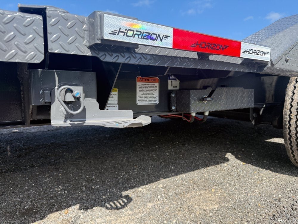 24' Horizon HET Bumper Pull Equipment Tilt Trailer Drive Over Fenders - (2) 10K Axles 015466 - Stryker Dealership Group