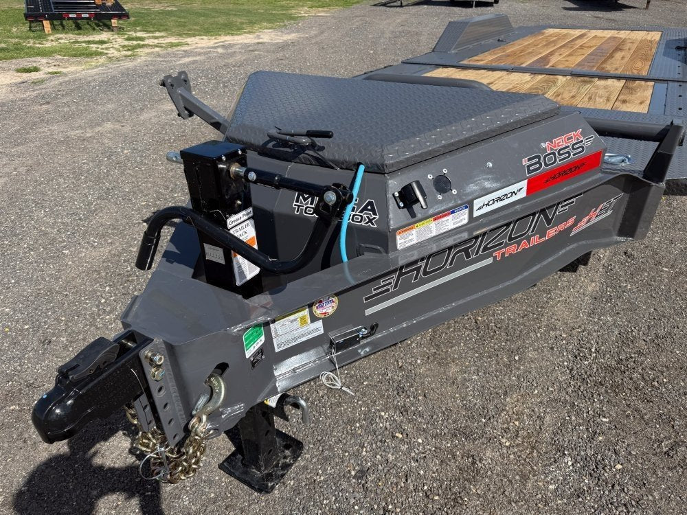 24' Horizon HET Bumper Pull Equipment Tilt Trailer Drive Over Fenders - (2) 10K Axles 015466 - Stryker Dealership Group