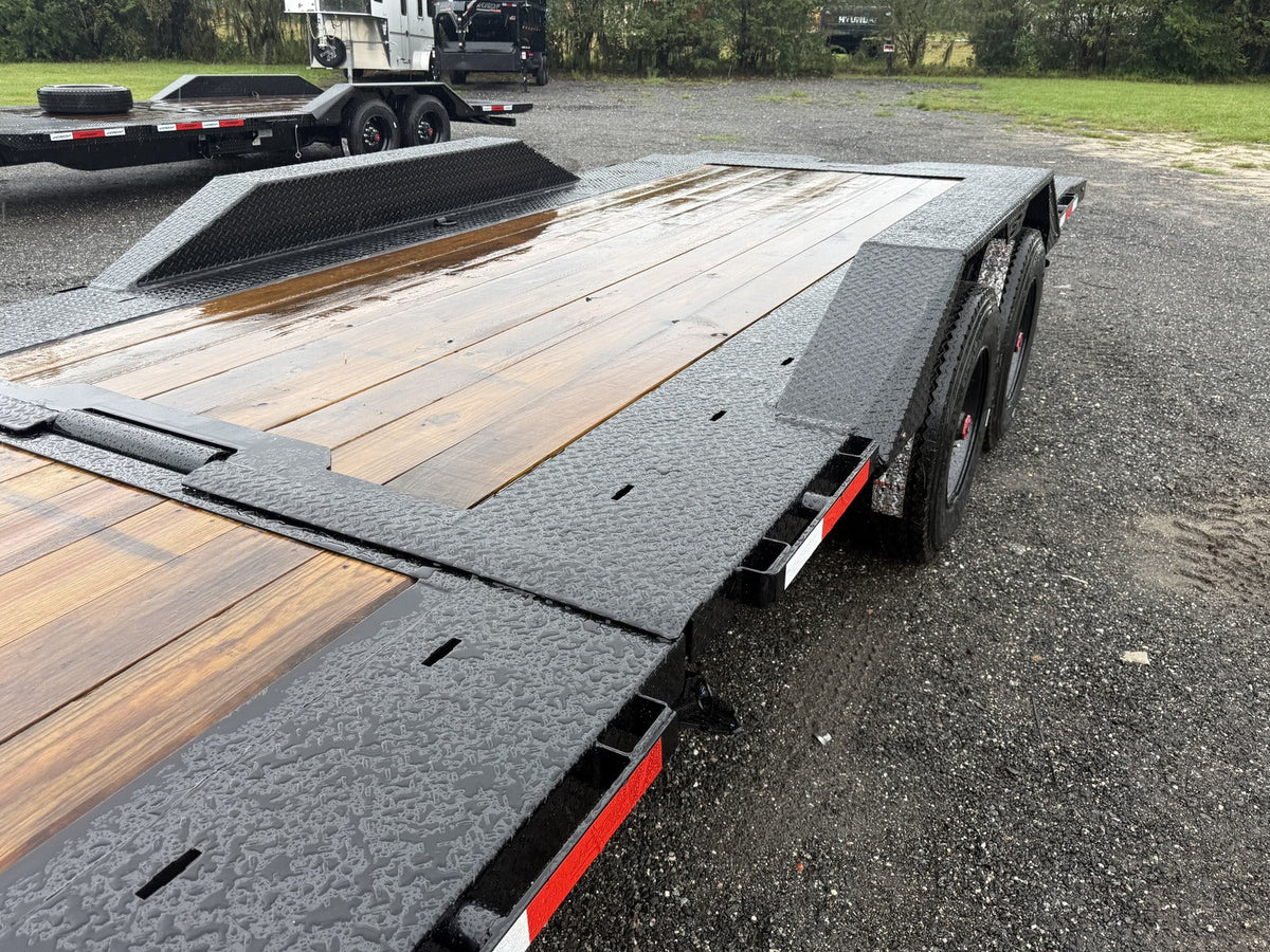 24' Horizon HET Bumper Pull Equipment Tilt Trailer Drive Over Fenders - (2) 10K Axles 019987 - Stryker Dealership Group