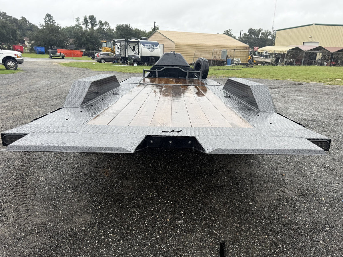 24' Horizon HET Bumper Pull Equipment Tilt Trailer Drive Over Fenders - (2) 10K Axles 019989 - Stryker Dealership Group