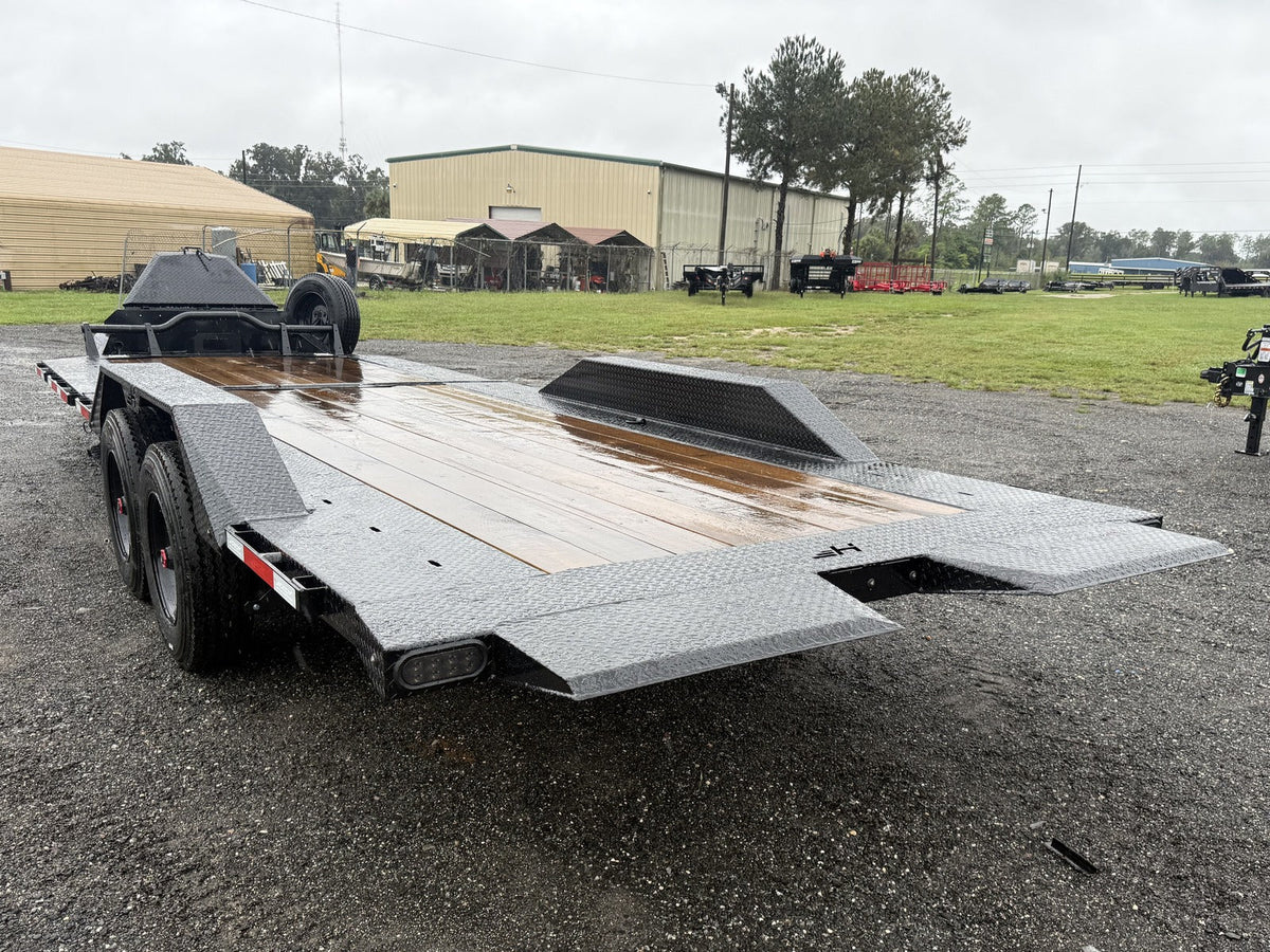 24' Horizon HET Bumper Pull Equipment Tilt Trailer Drive Over Fenders - (2) 10K Axles 019989 - Stryker Dealership Group