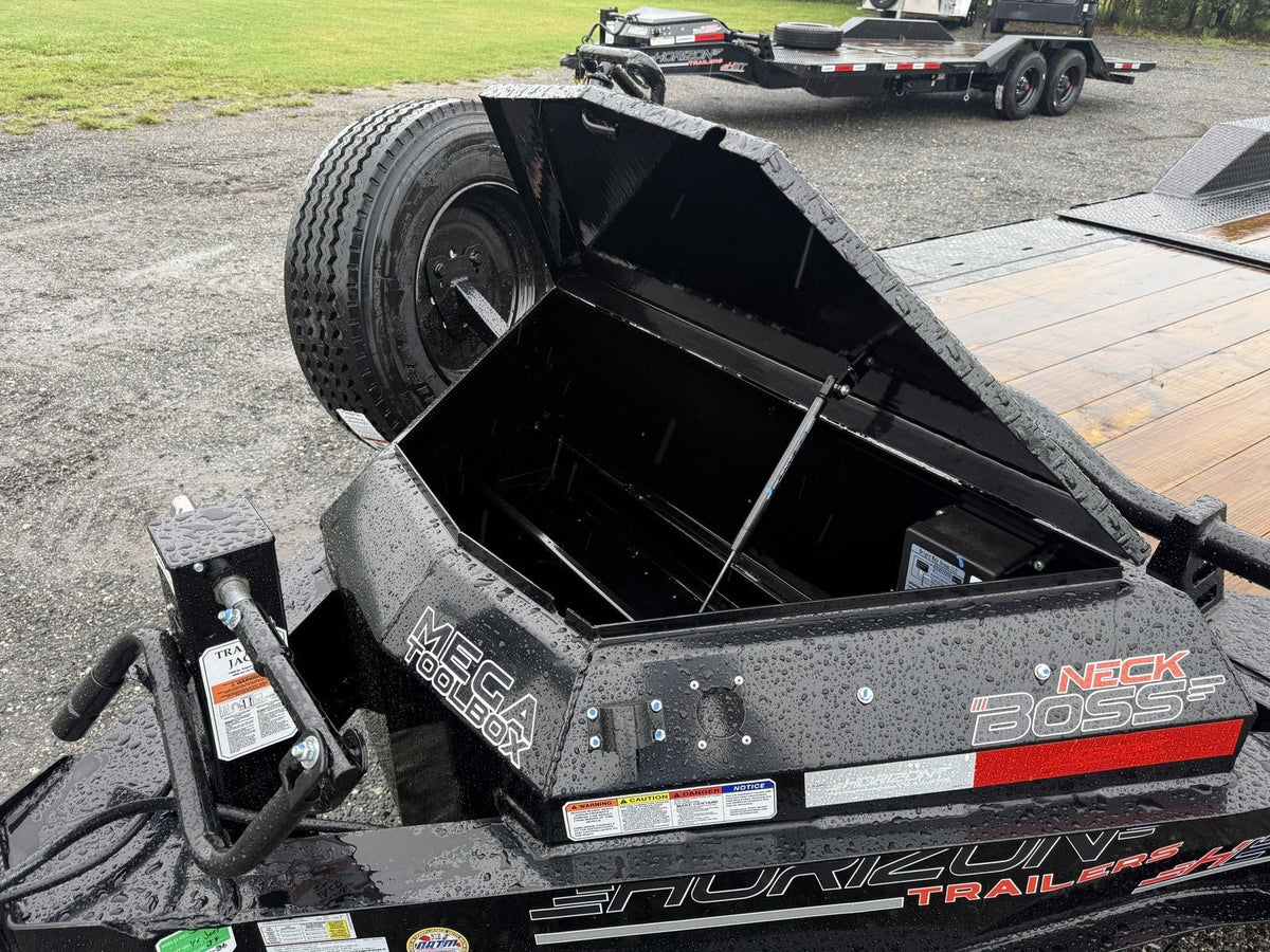 24' Horizon HET Bumper Pull Equipment Tilt Trailer Drive Over Fenders - (2) 10K Axles 019990 - Stryker Dealership Group
