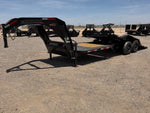 24' Horizon HET Gooseneck Equipment Tilt Trailer Drive Over Fenders - (2) 10K Axles 016852 - Stryker Dealership Group