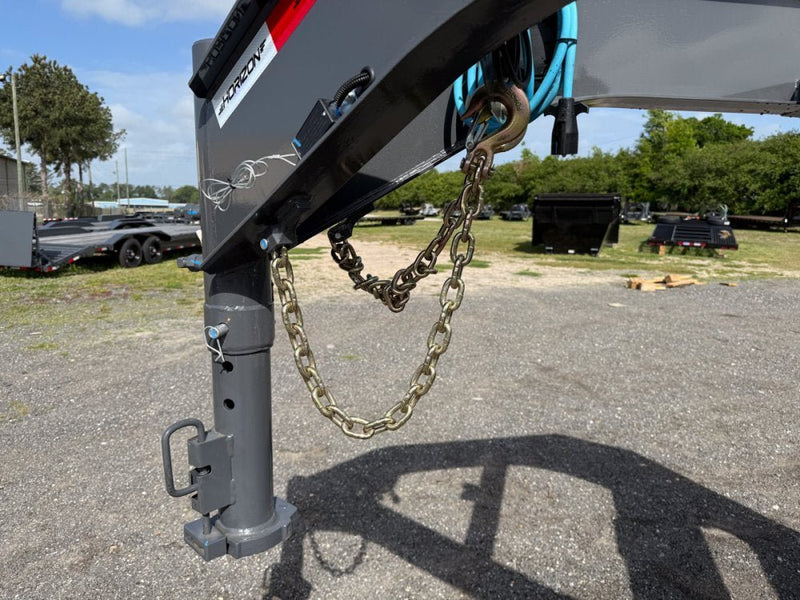 24' Horizon HET Gooseneck Equipment Tilt Trailer Drive Over Fenders - (2) 10K Axles 016856 - Stryker Dealership Group
