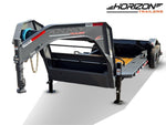 24' Horizon HET Gooseneck Equipment Tilt Trailer Drive Over Fenders - (2) 10K Axles 016856 - Stryker Dealership Group