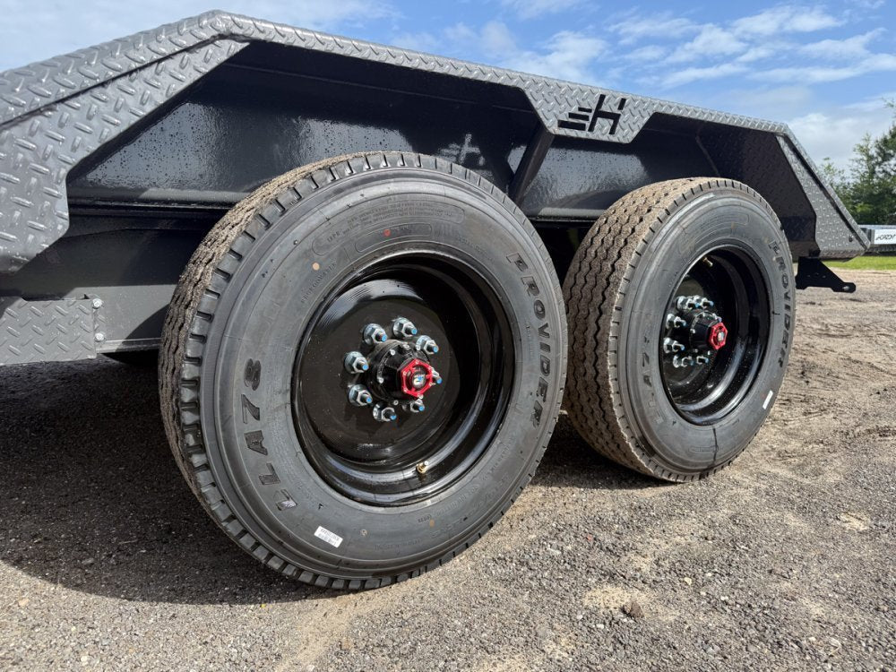 24' Horizon HET Gooseneck Equipment Tilt Trailer Drive Over Fenders - (2) 10K Axles 016856 - Stryker Dealership Group