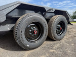 24' Horizon HET Gooseneck Equipment Tilt Trailer Drive Over Fenders - (2) 10K Axles 016856 - Stryker Dealership Group
