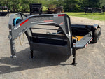24' Horizon HET Gooseneck Equipment Tilt Trailer Drive Over Fenders - (2) 10K Axles 016856 - Stryker Dealership Group