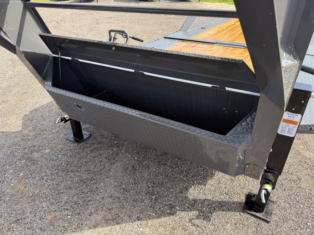 24' Horizon HET Gooseneck Equipment Tilt Trailer Drive Over Fenders - (2) 10K Axles 016856 - Stryker Dealership Group
