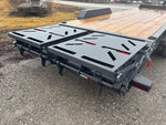 24' Iron Bull EWB Bumper Pull Equipment Trailer Mega Ramps - (2) 7,000 lb Axles 111299 - Stryker Dealership Group