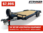 24' Stryker SET Bumper Pull Equipment Trailer DOF - (2) 7K Axles 004078 - Stryker Dealership Group