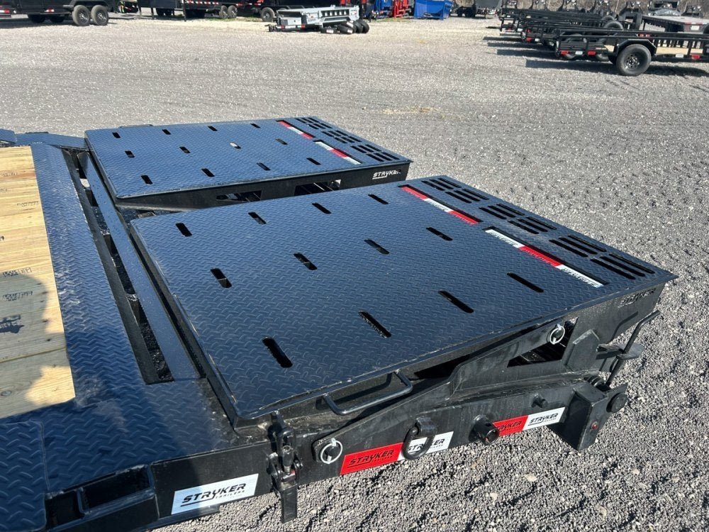 24' Stryker SET Bumper Pull Equipment Trailer DOF - (2) 7K Axles 004078 - Stryker Dealership Group