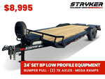 24' Stryker SET Bumper Pull Equipment Trailer DOF - (2) 7K Axles 004078 - Stryker Dealership Group