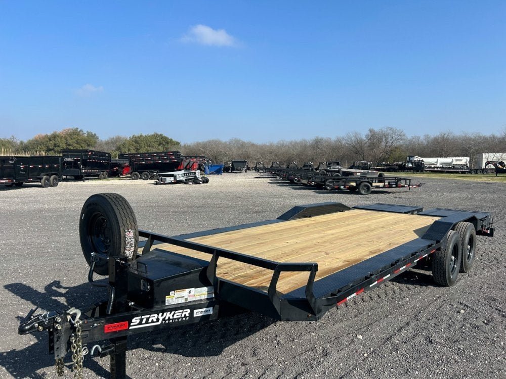 24' Stryker SET Bumper Pull Equipment Trailer DOF - (2) 7K Axles 004078 - Stryker Dealership Group
