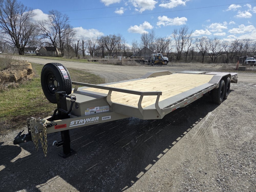 24' Stryker SET Bumper Pull Equipment Trailer DOF - (2) 7K Axles 004079 - Stryker Dealership Group
