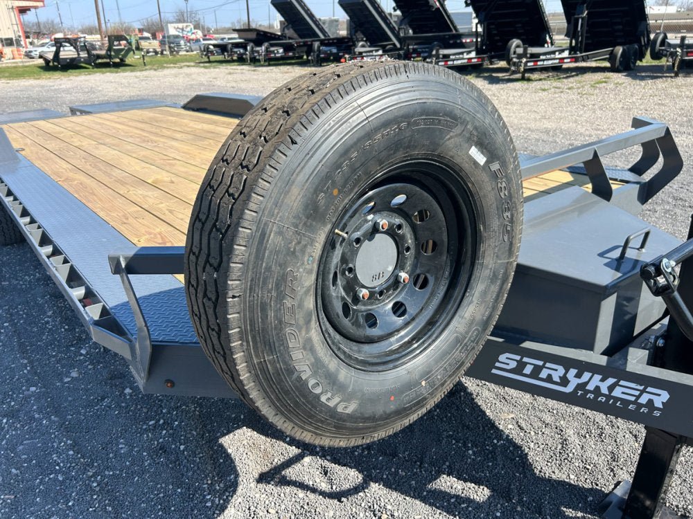 24' Stryker SET Bumper Pull Equipment Trailer DOF - (2) 7K Axles 3795 - Stryker Dealership Group