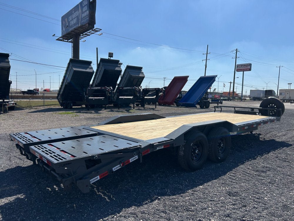 24' Stryker SET Bumper Pull Equipment Trailer DOF - (2) 7K Axles 3795 - Stryker Dealership Group