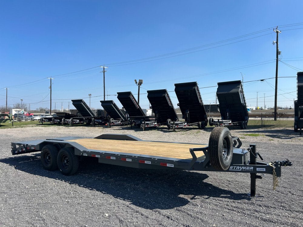 24' Stryker SET Bumper Pull Equipment Trailer DOF - (2) 7K Axles 3795 - Stryker Dealership Group